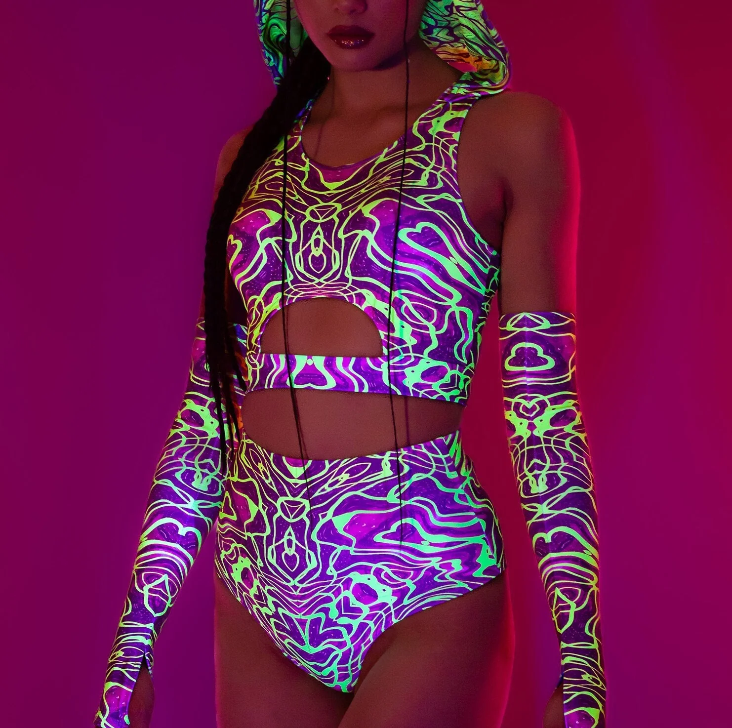 Neon Wavejumper Hooded Set - Image 3