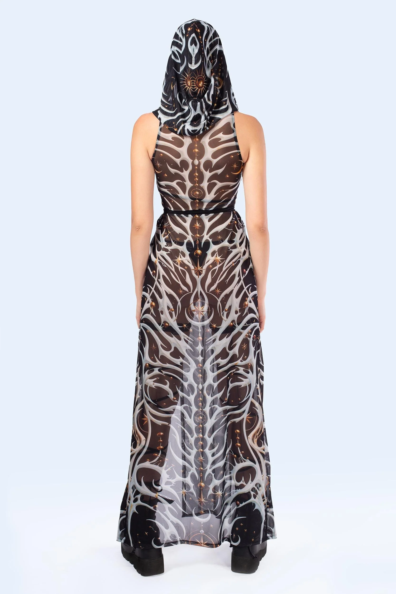 Neural Static Hooded Dress - Image 8