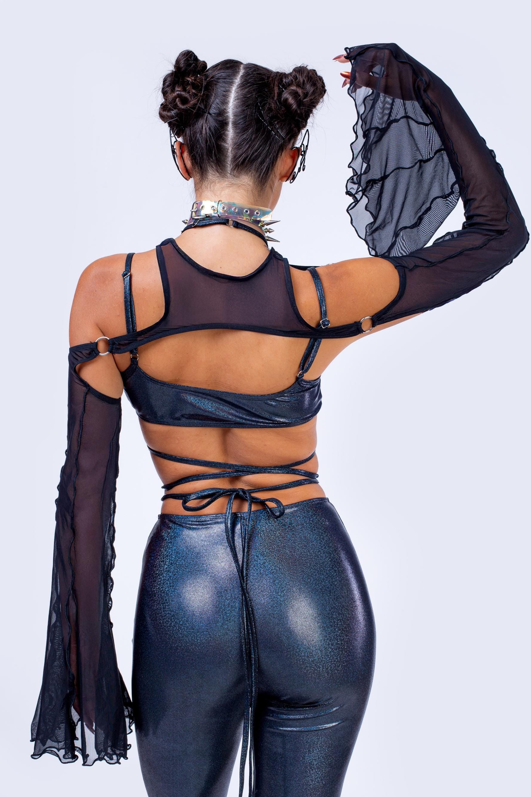 Night Fairy 2-Piece Wrap Around Top - Image 2