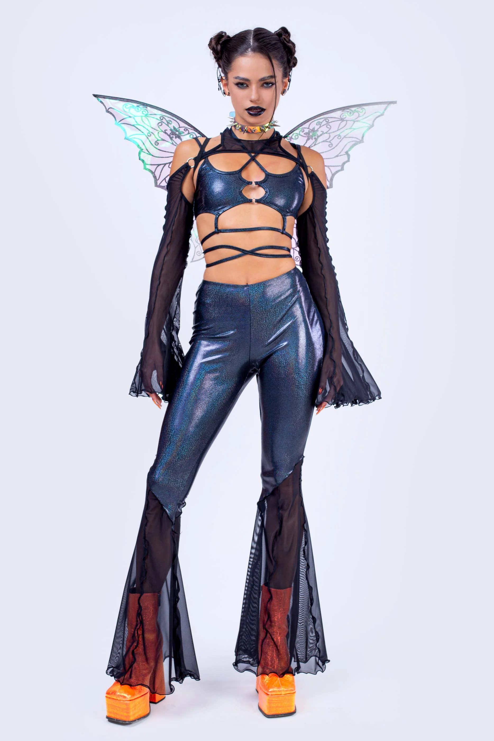 Night Fairy 2-Piece Wrap Around Top - Image 3
