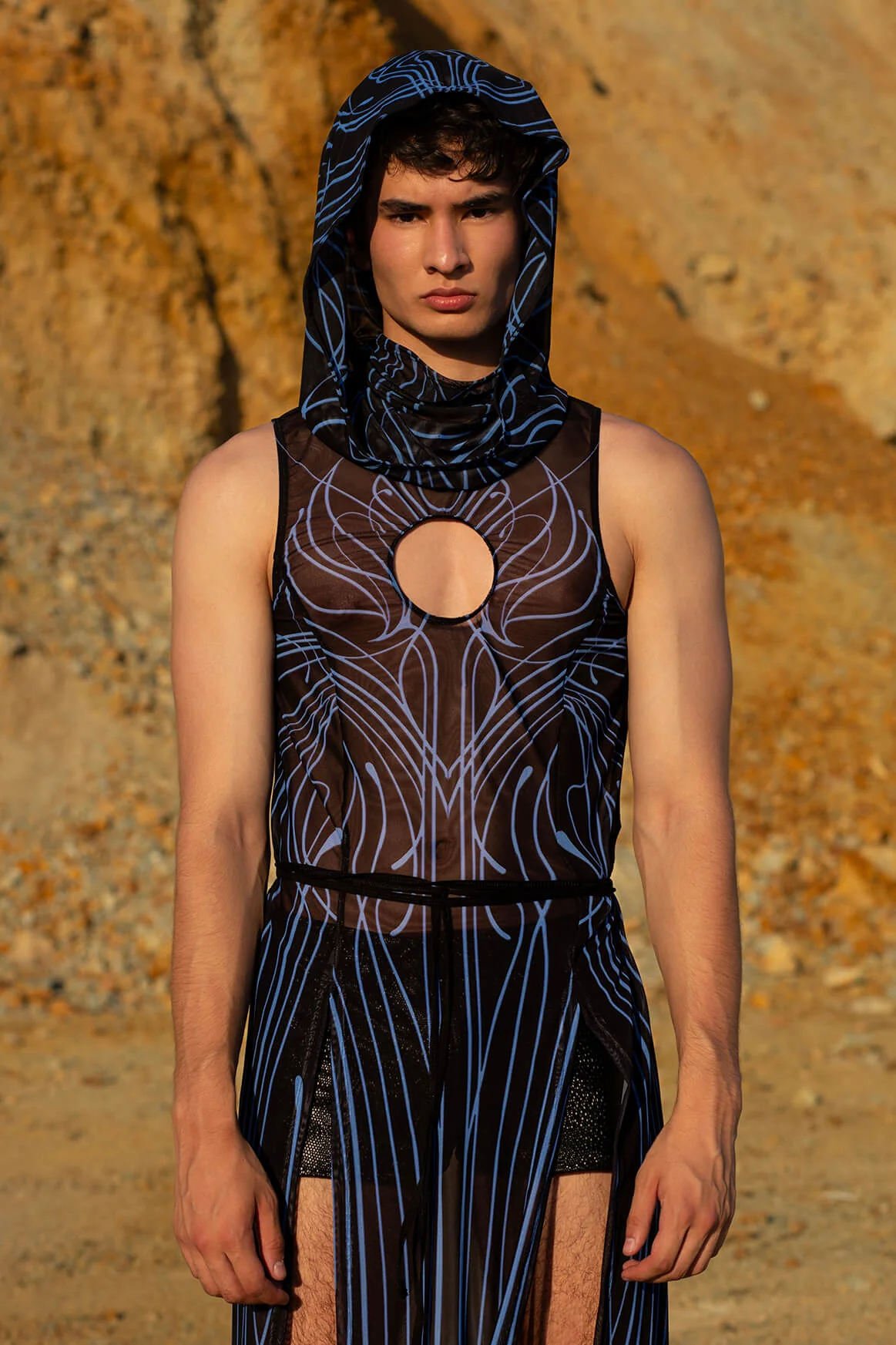 No Man's Land Male Hooded Tunic - Image 5