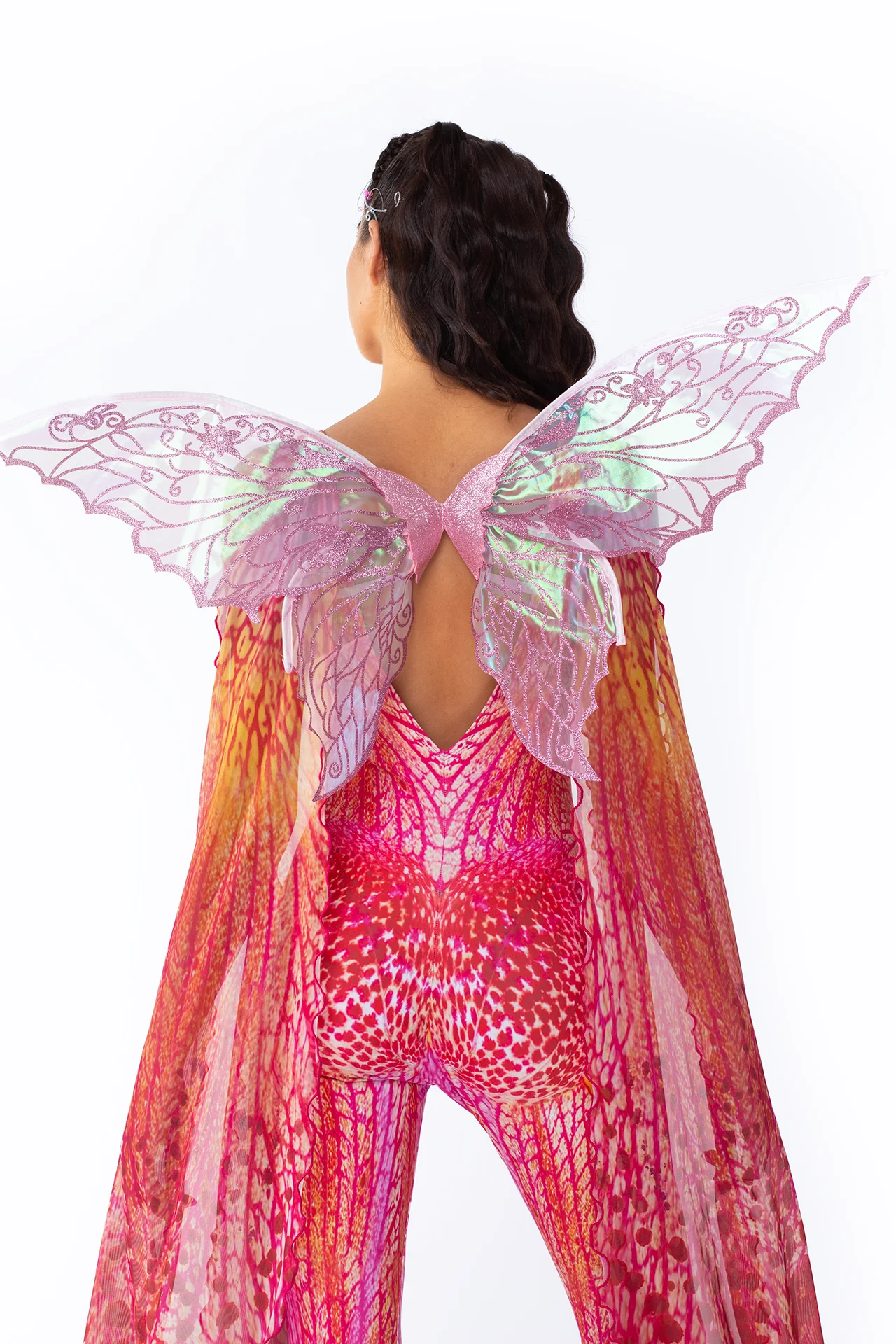 Orange Blossom Winged Catsuit - Image 2