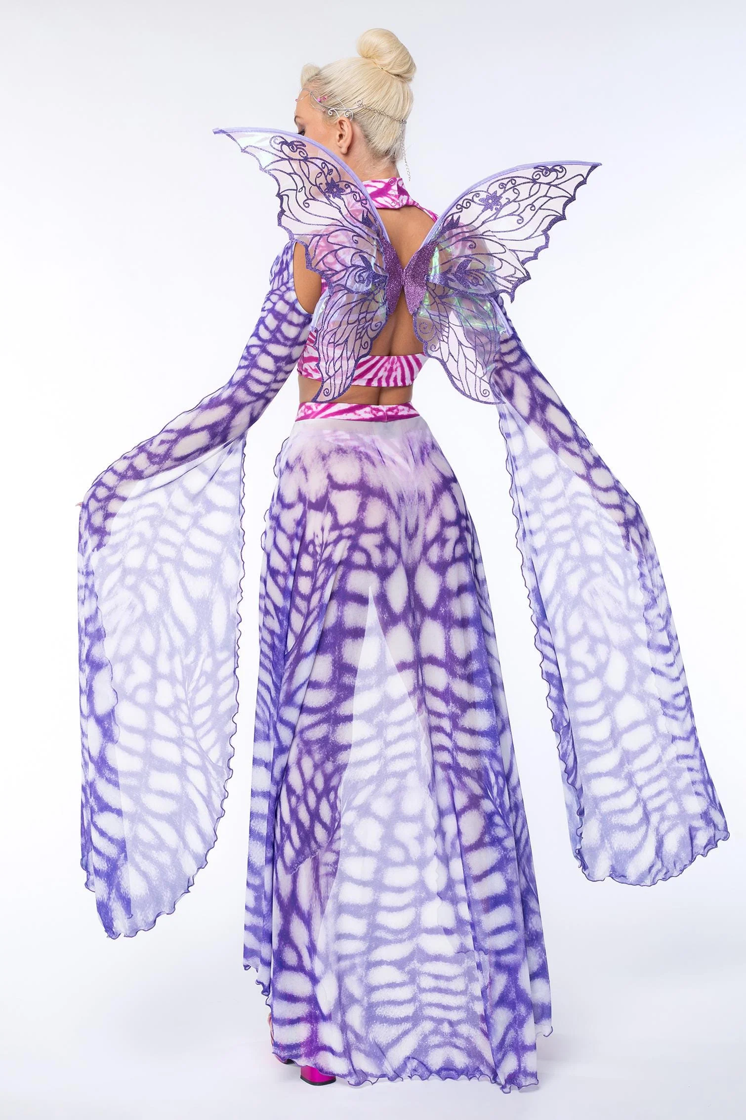 Orchidea Open-Front Skirt - Image 4