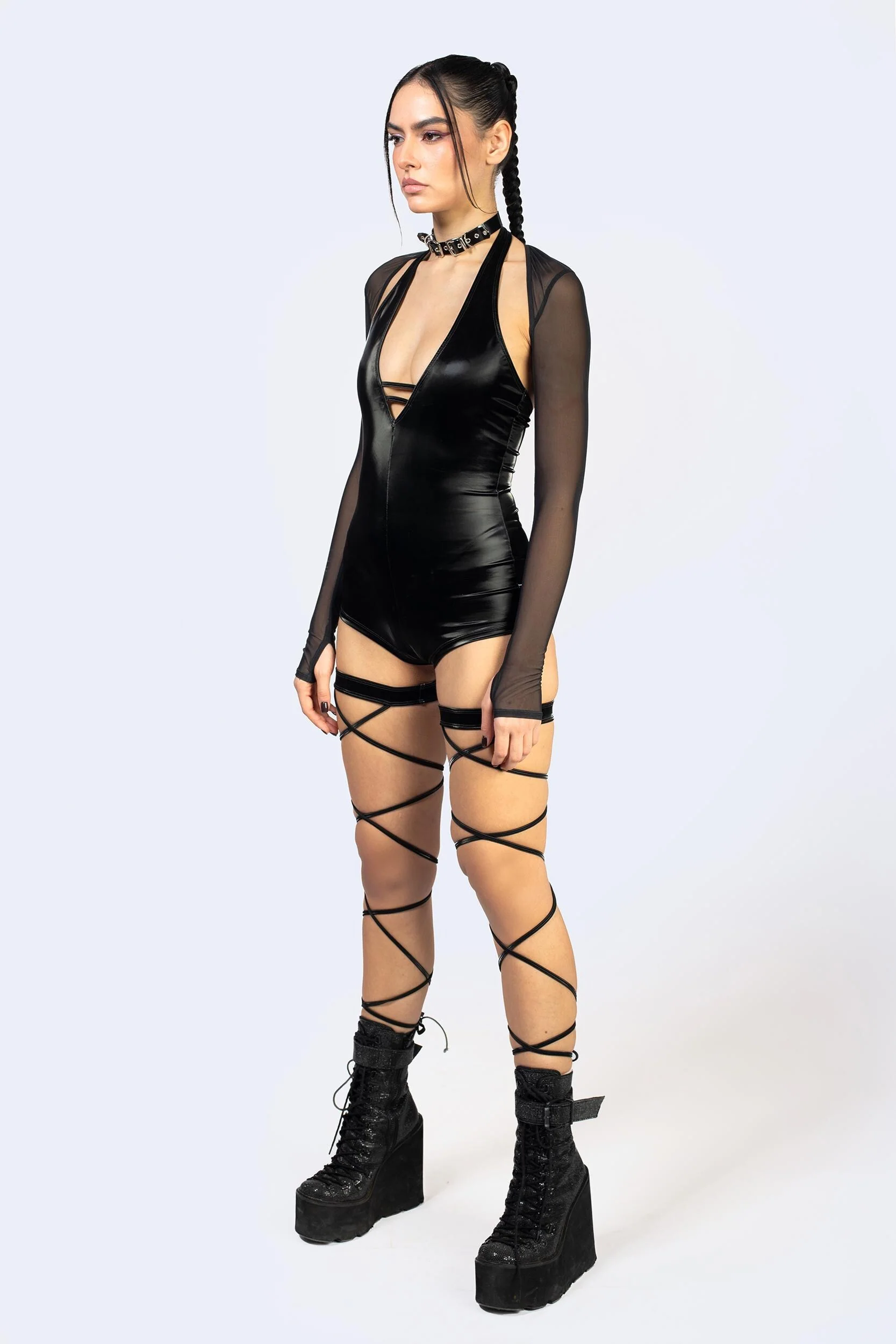 Physical Halter Romper And Shrug - Image 5