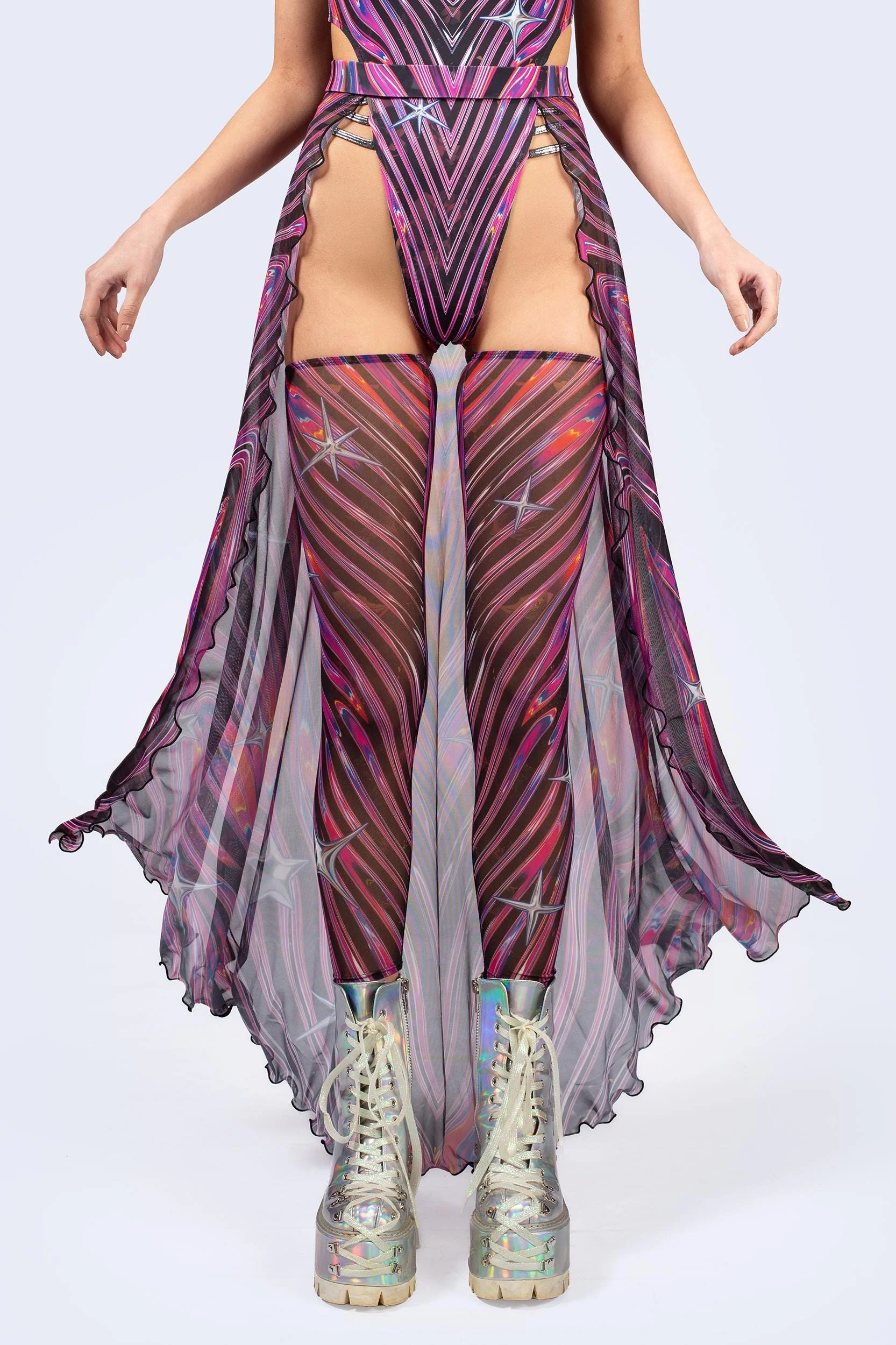 Powerhouse Open Front Skirt Set - Image 6