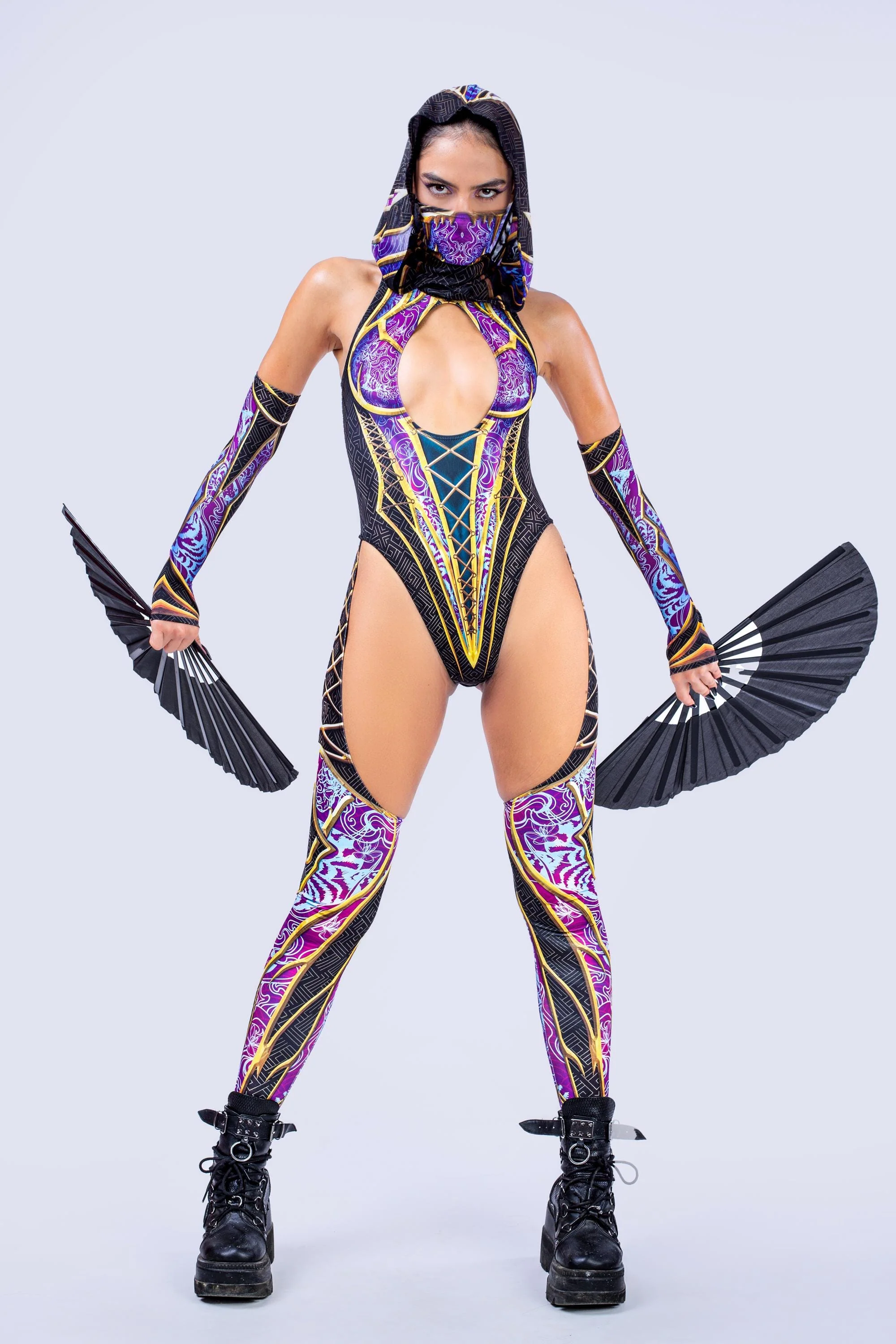 Pretty Vicious Cut-Out Catsuit - Image 3