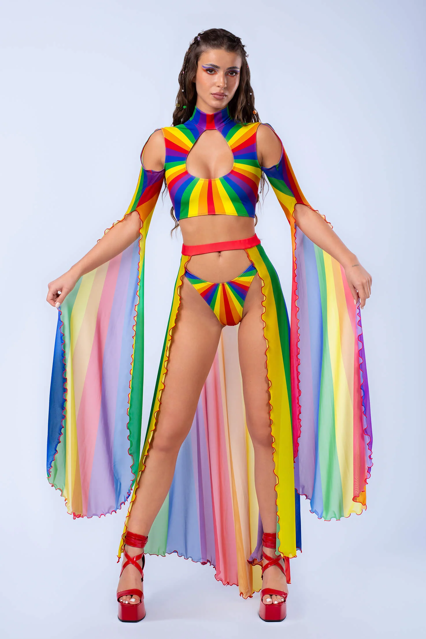 Prism Feel Maxi Sleeve Top - Image 3