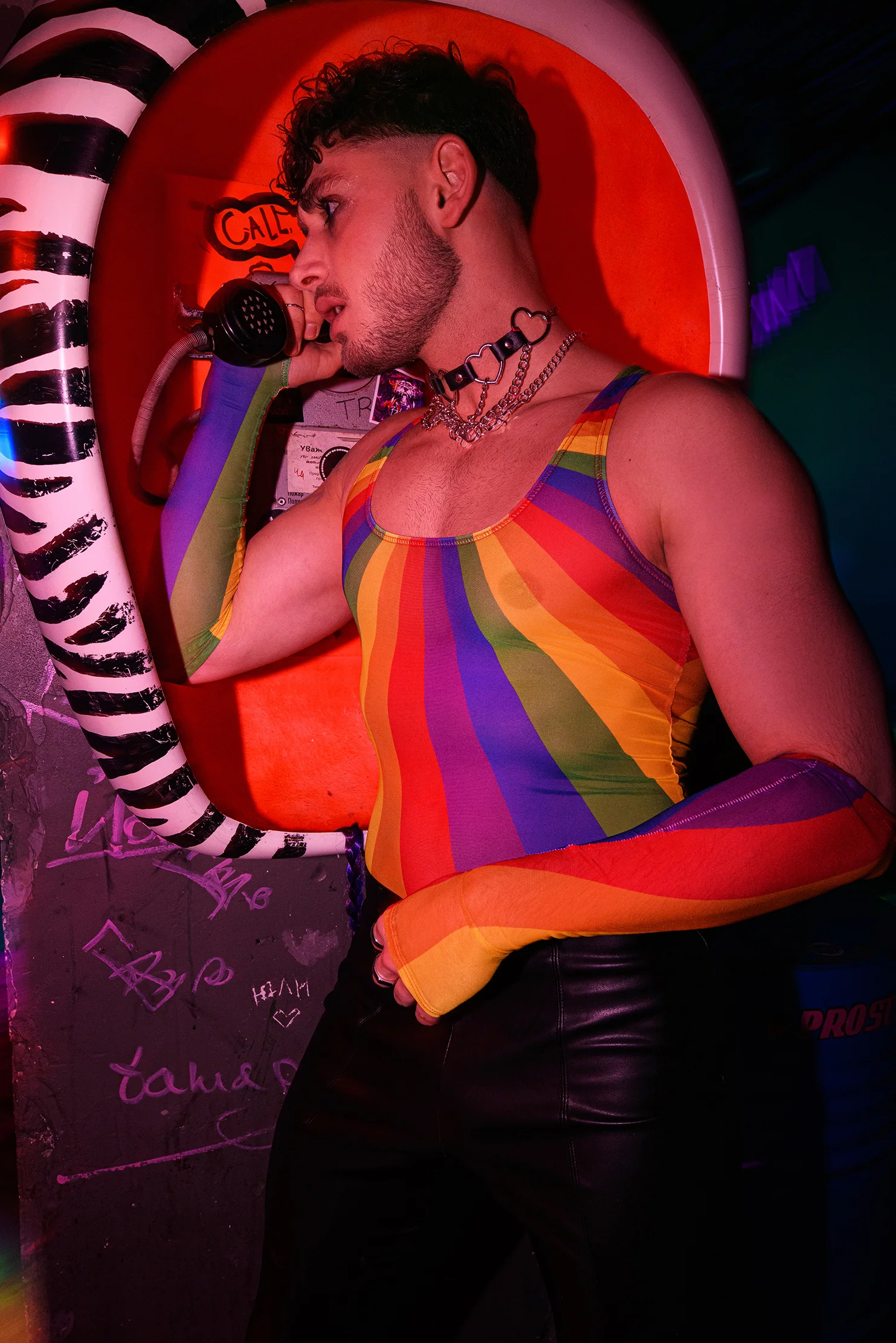 Prism Feel Male Mesh Tank Top - Image 6