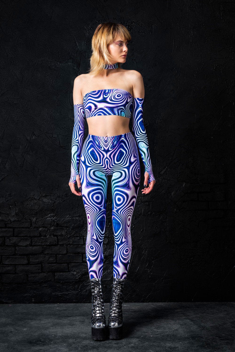 Purple Liquid Leggings - Image 4
