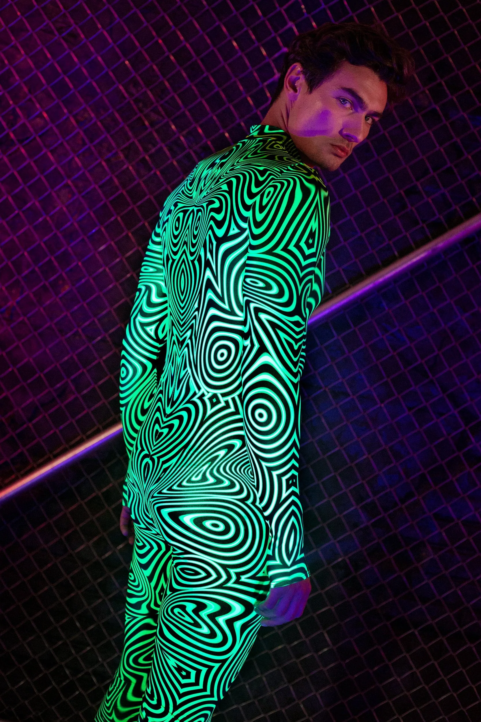 Rapture Green UV Male Costume - Image 4