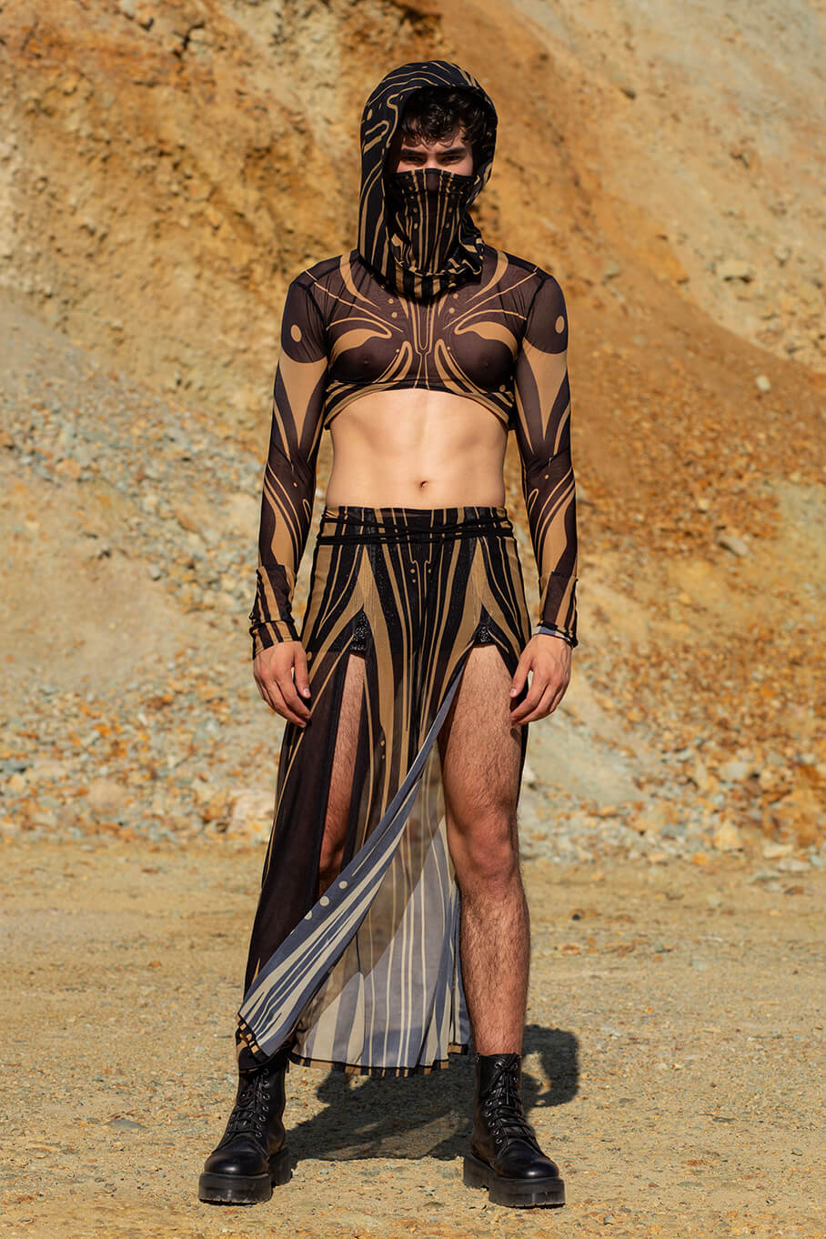 Sand Warrior Male Hooded Top - Image 2