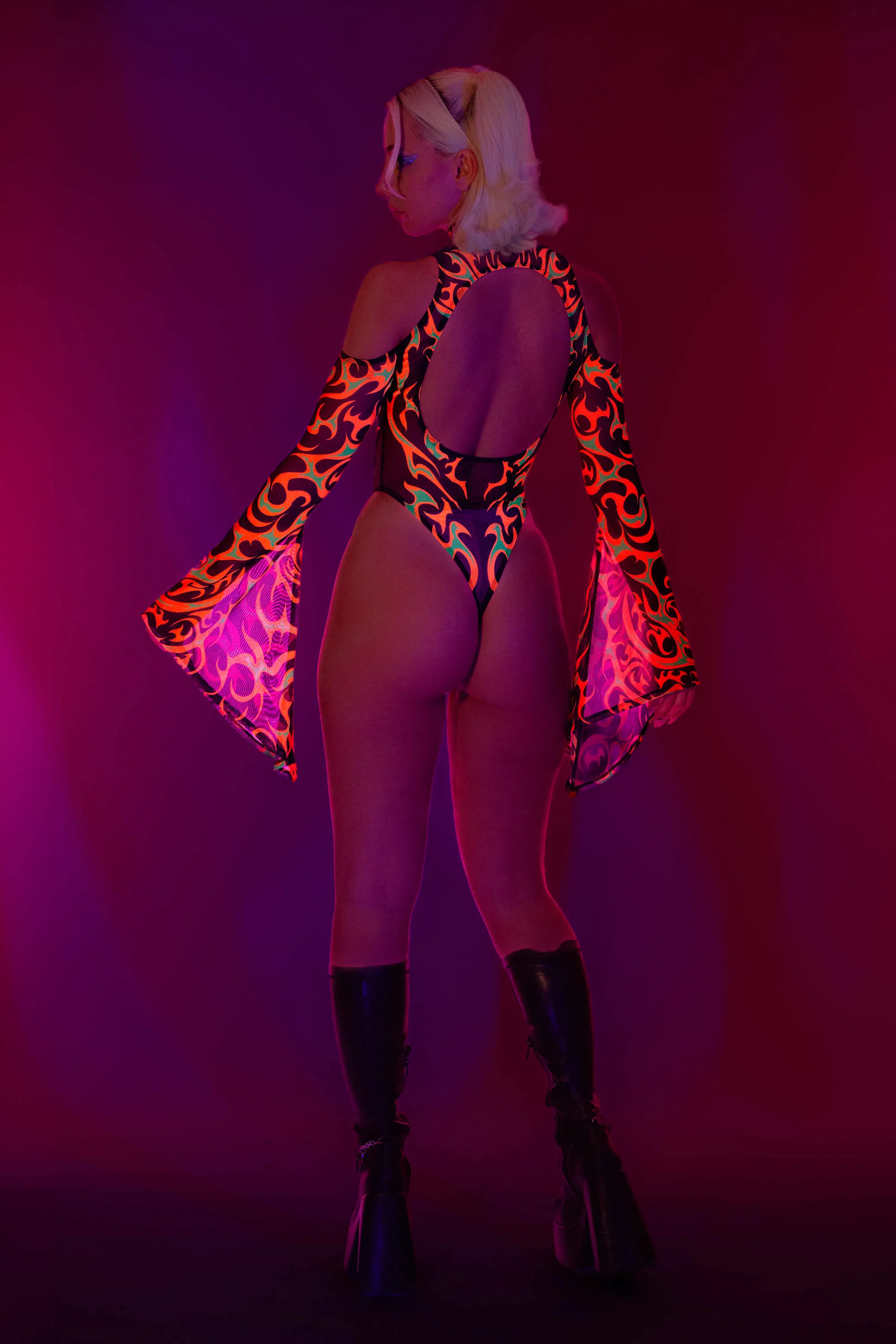 Scorching Flared Sleeve Bodysuit - Image 4