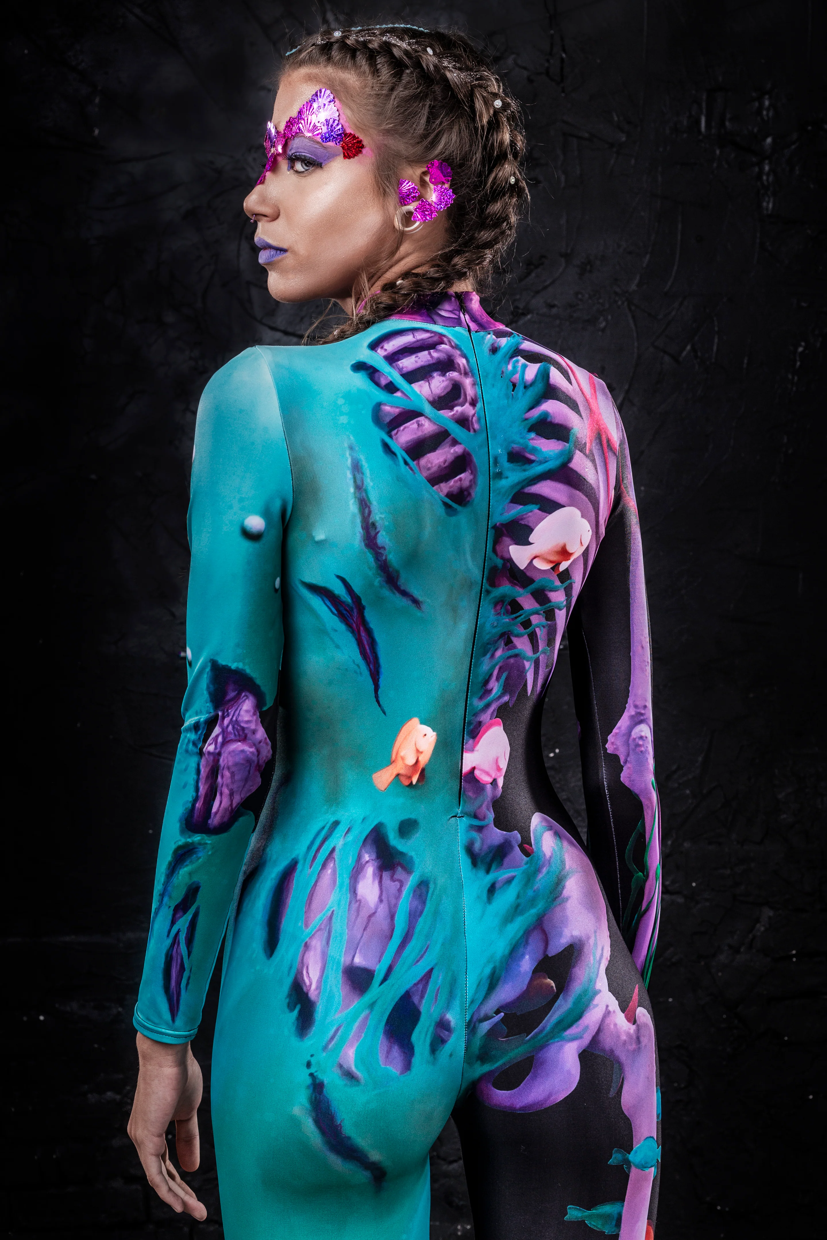 Sea Serpent Mermaid Costume - Image 2