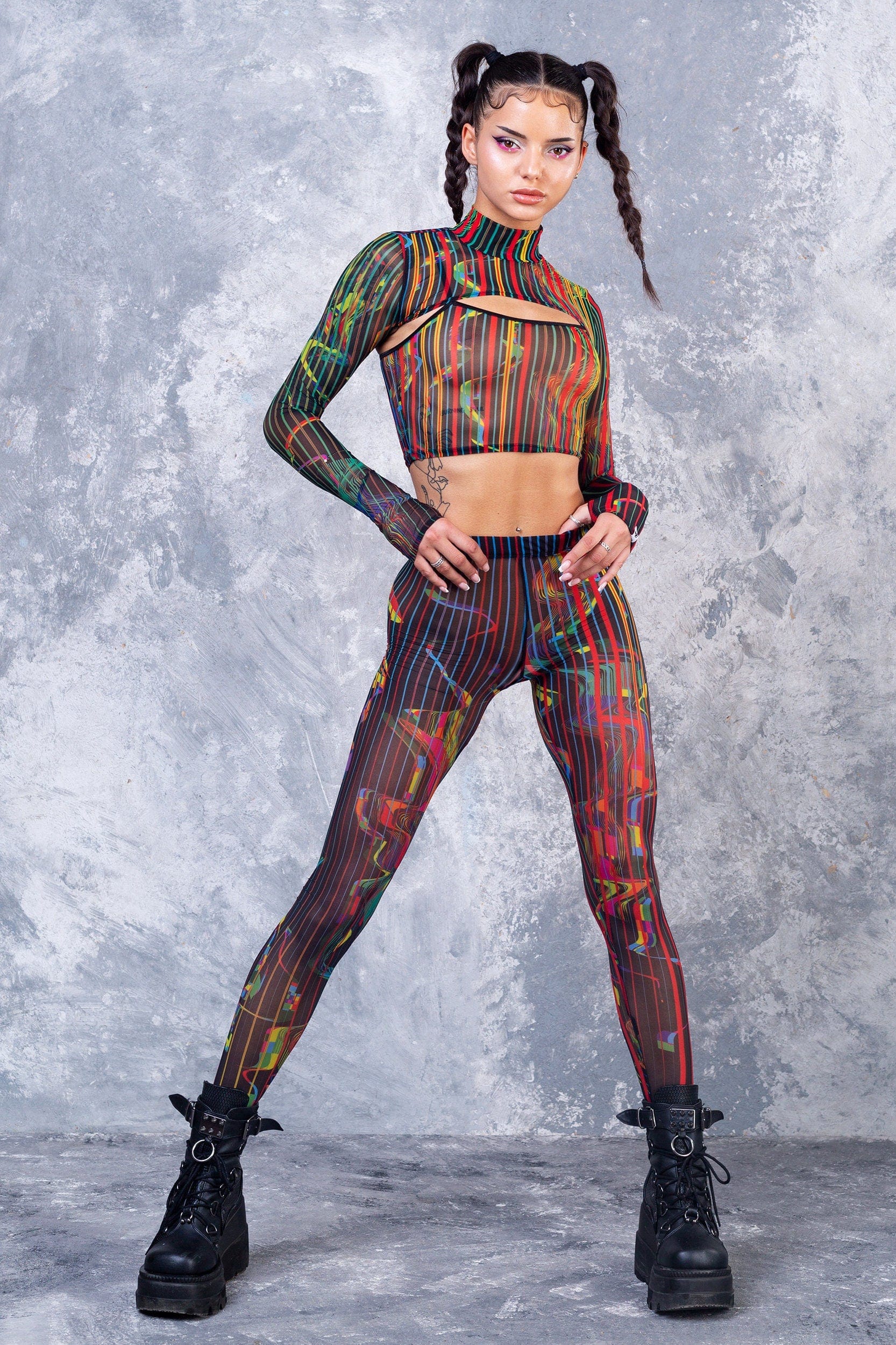 Simulation Mesh Leggings - Image 3