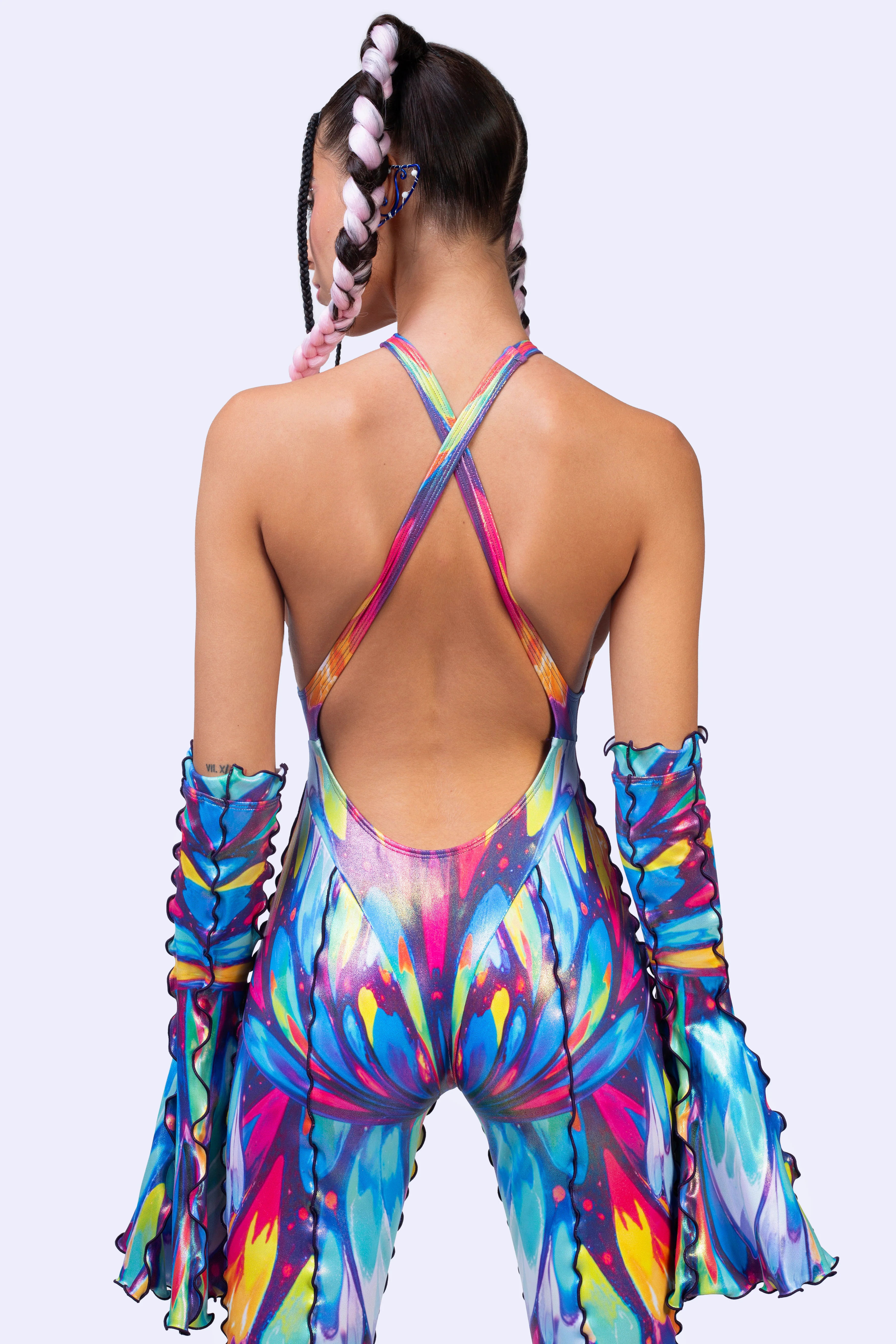 Spin Theory Criss Cross Romper - Image 2