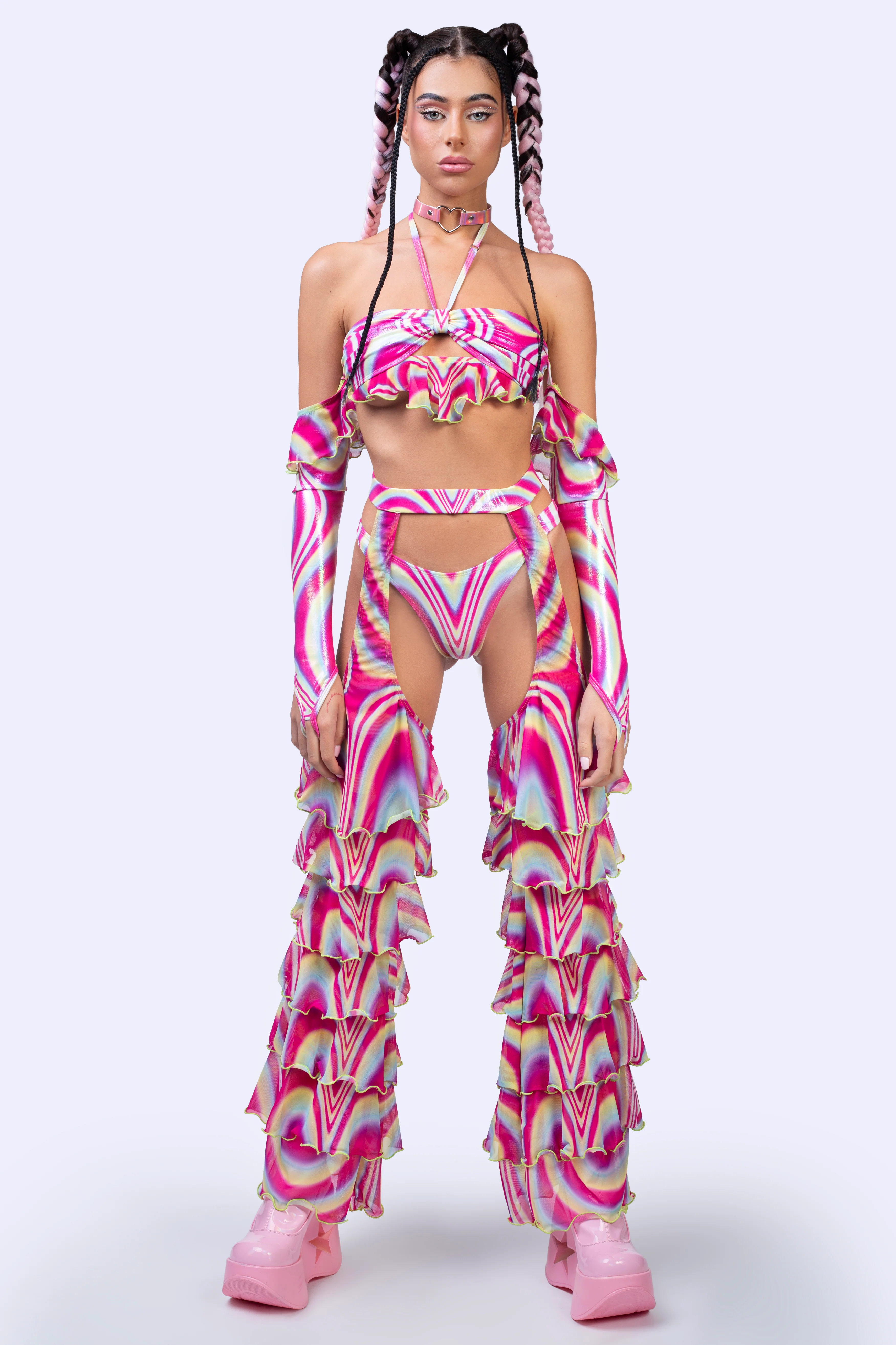 Spiral Tease Ruffle Chaps - Image 3