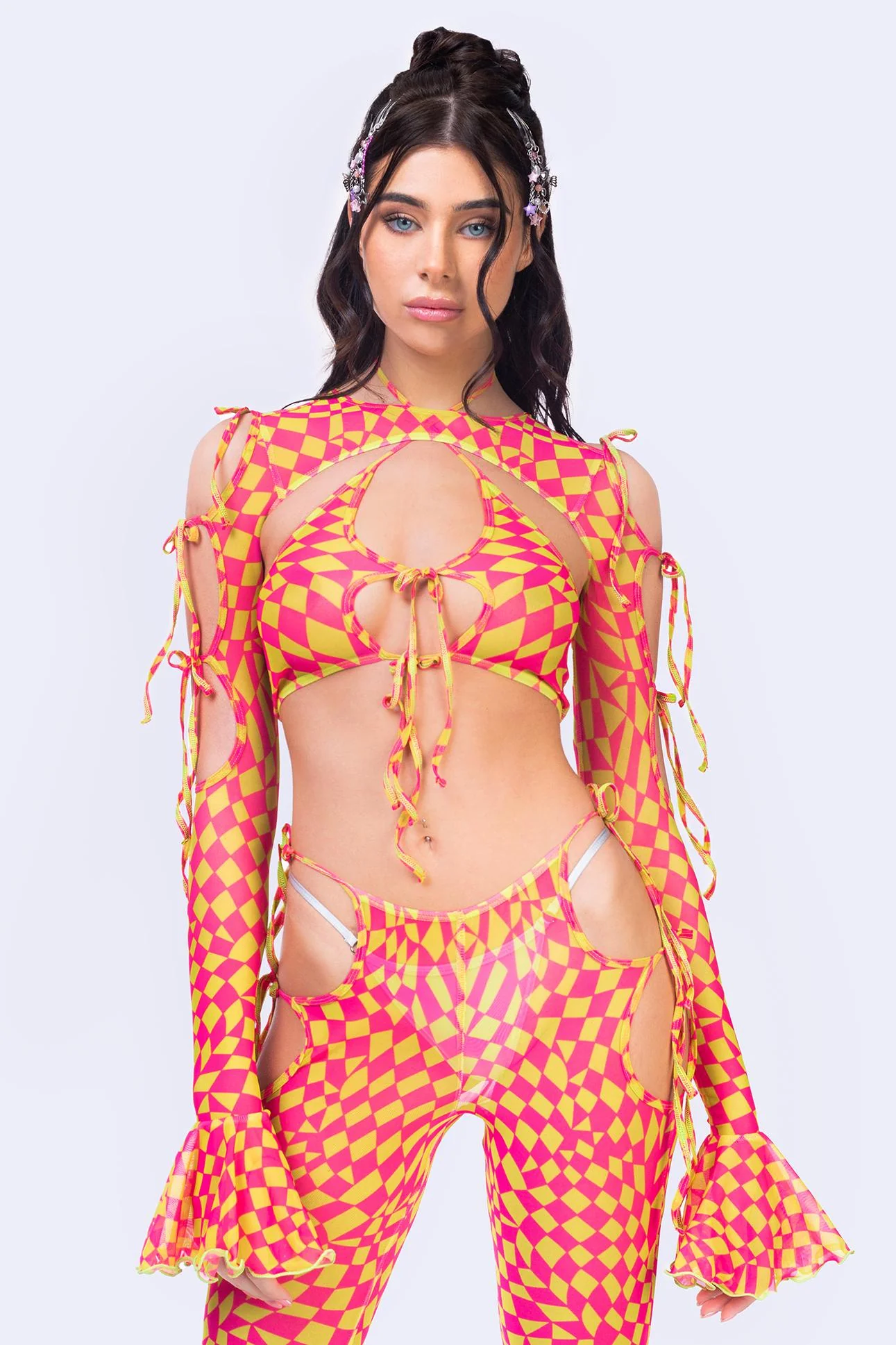 Square Up 2-Piece Ribbon Top