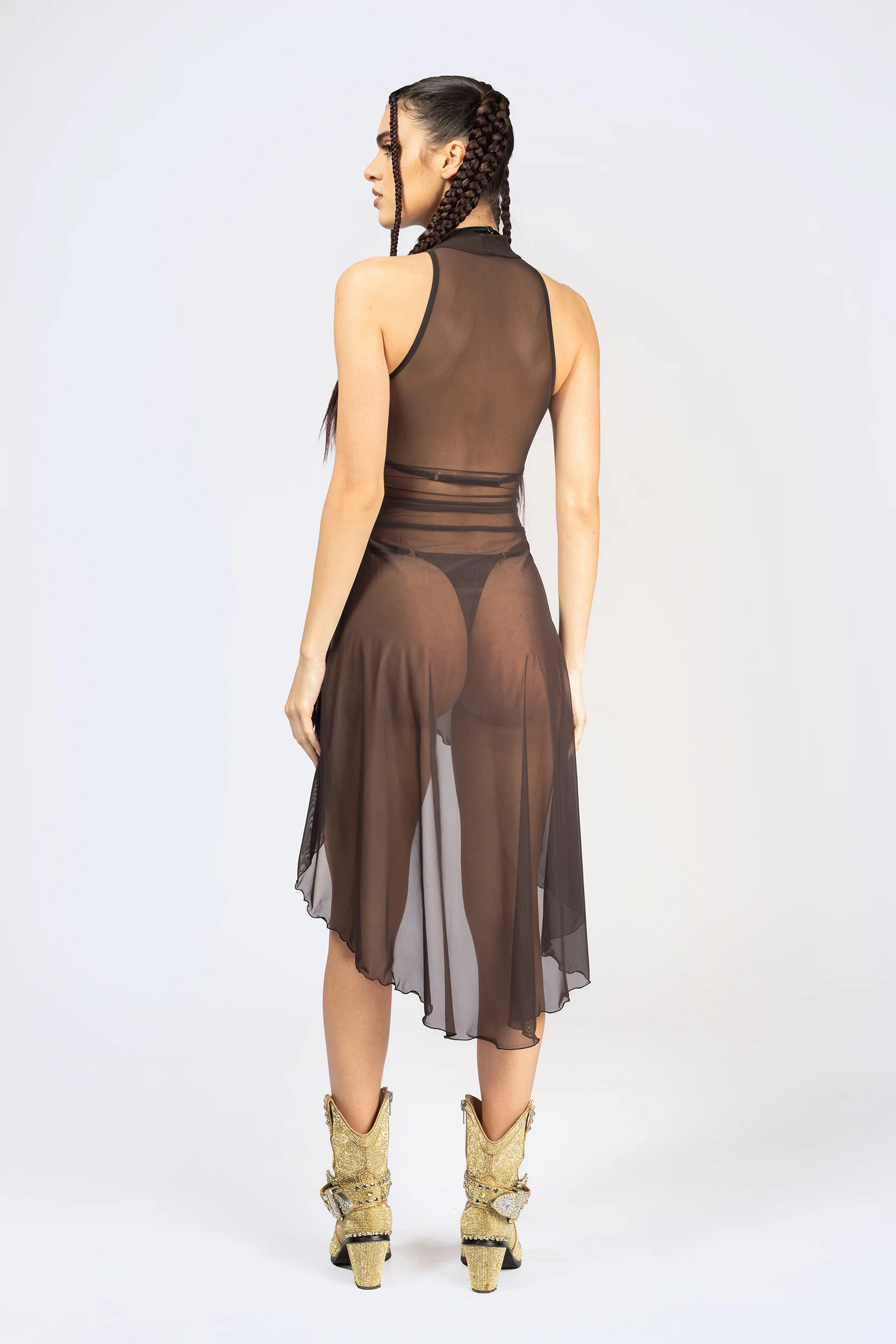 Sweet Afterburn Lace Up Bodice Dress - Image 5