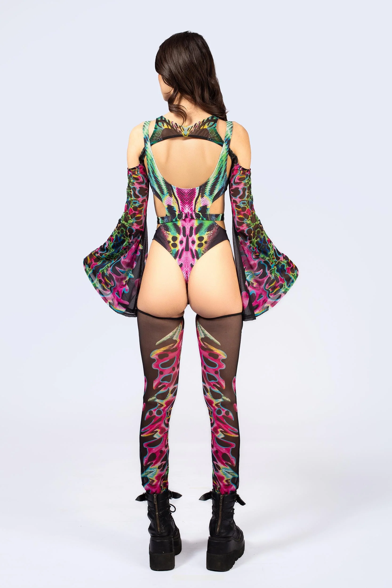 Tearing Me Apart Buckle Cutout Bodysuit - Image 5