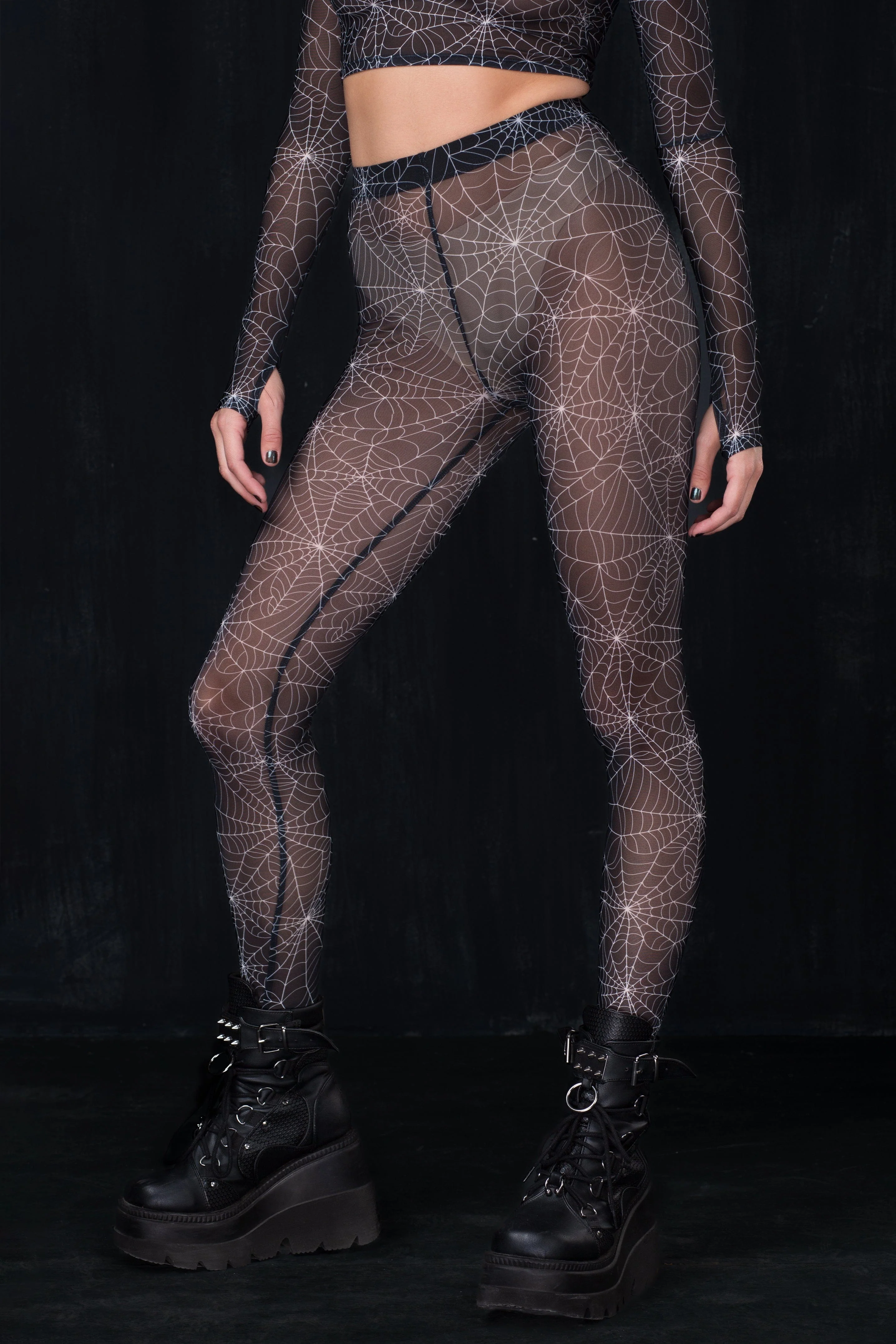 The Webs U Weave Mesh Leggings - Image 3