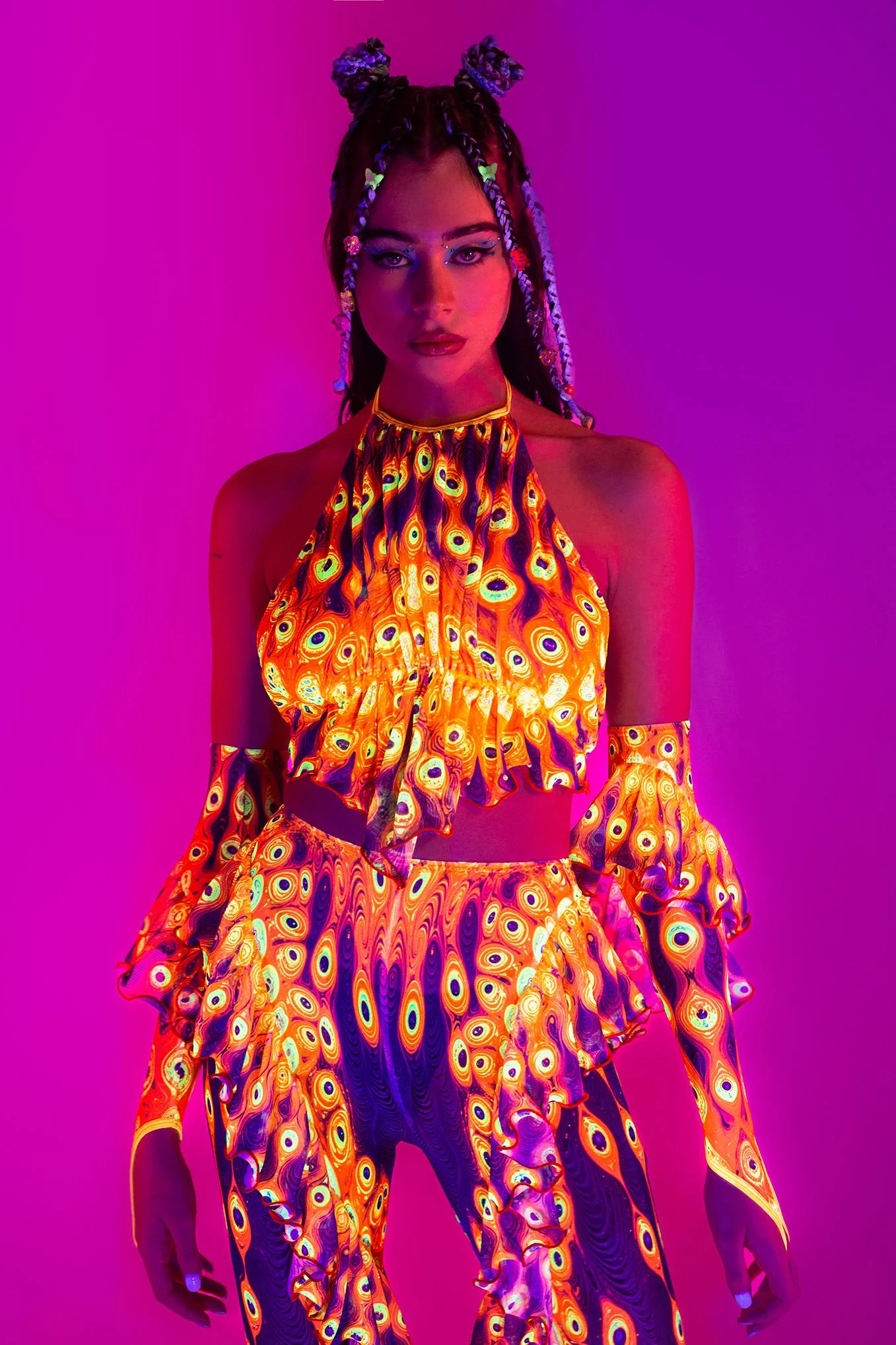 Third Eye Blind Halter Ruffled Set - Image 3