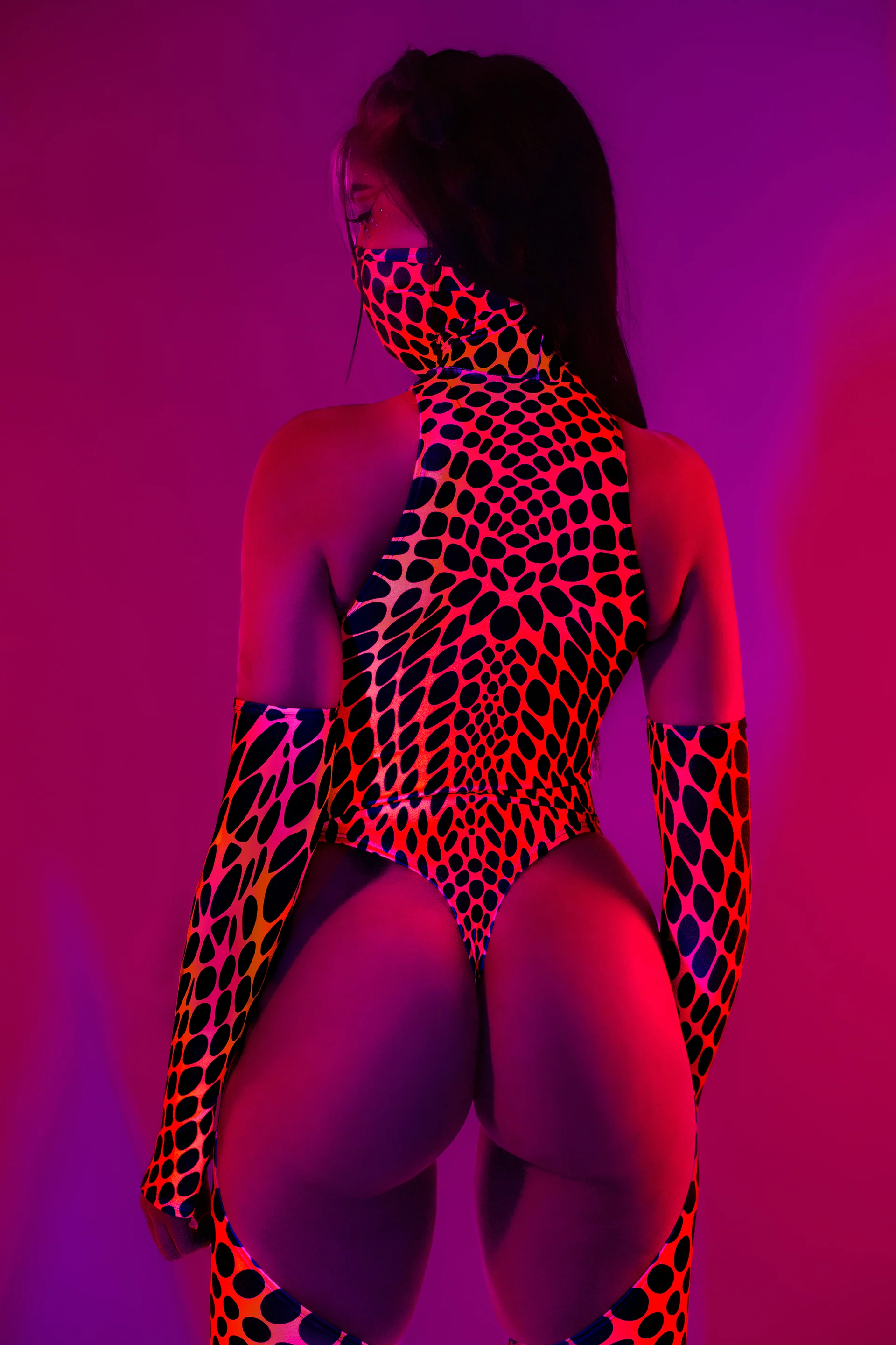 To The Point Cut-Out Catsuit - Image 2