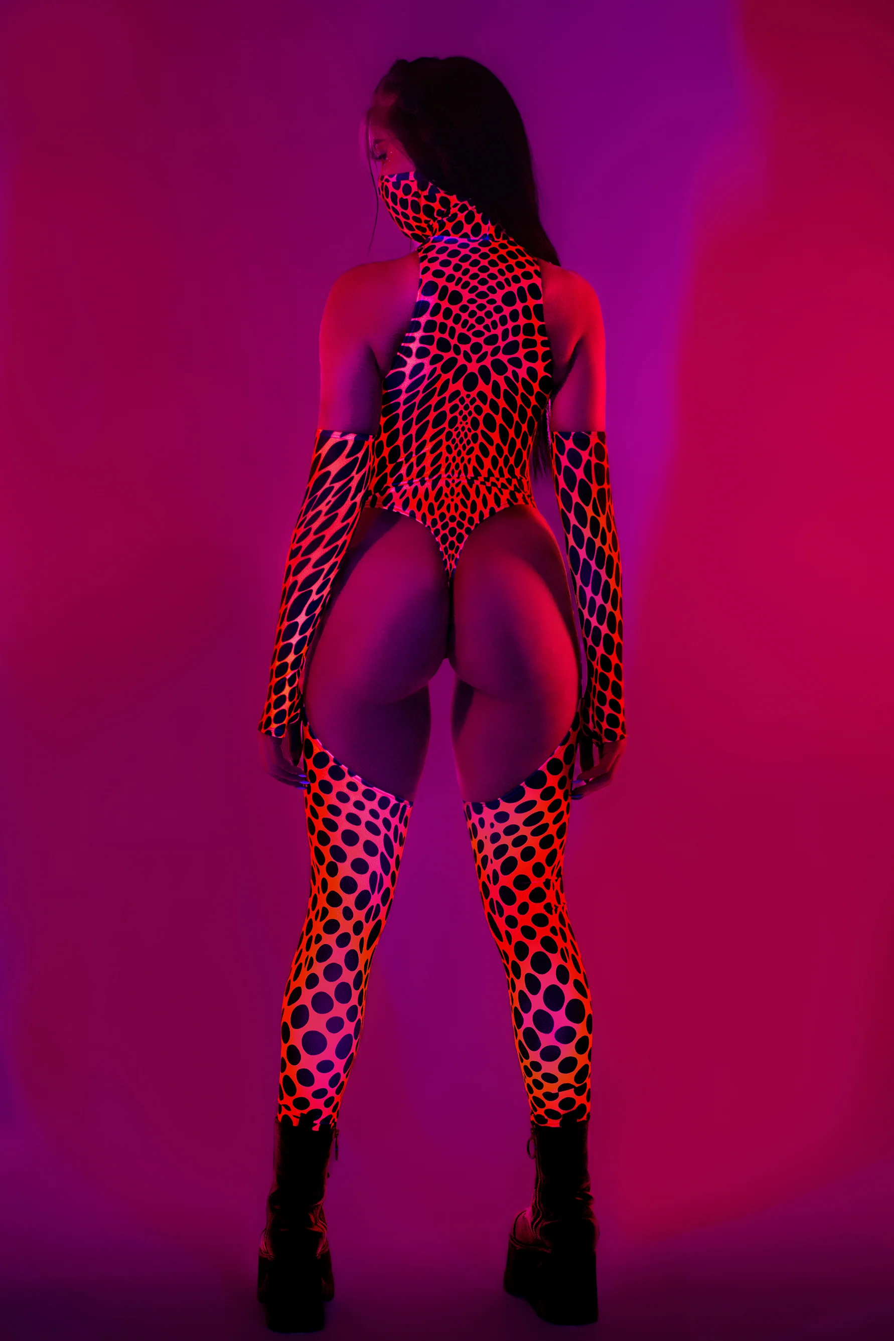 To The Point Cut-Out Catsuit - Image 4