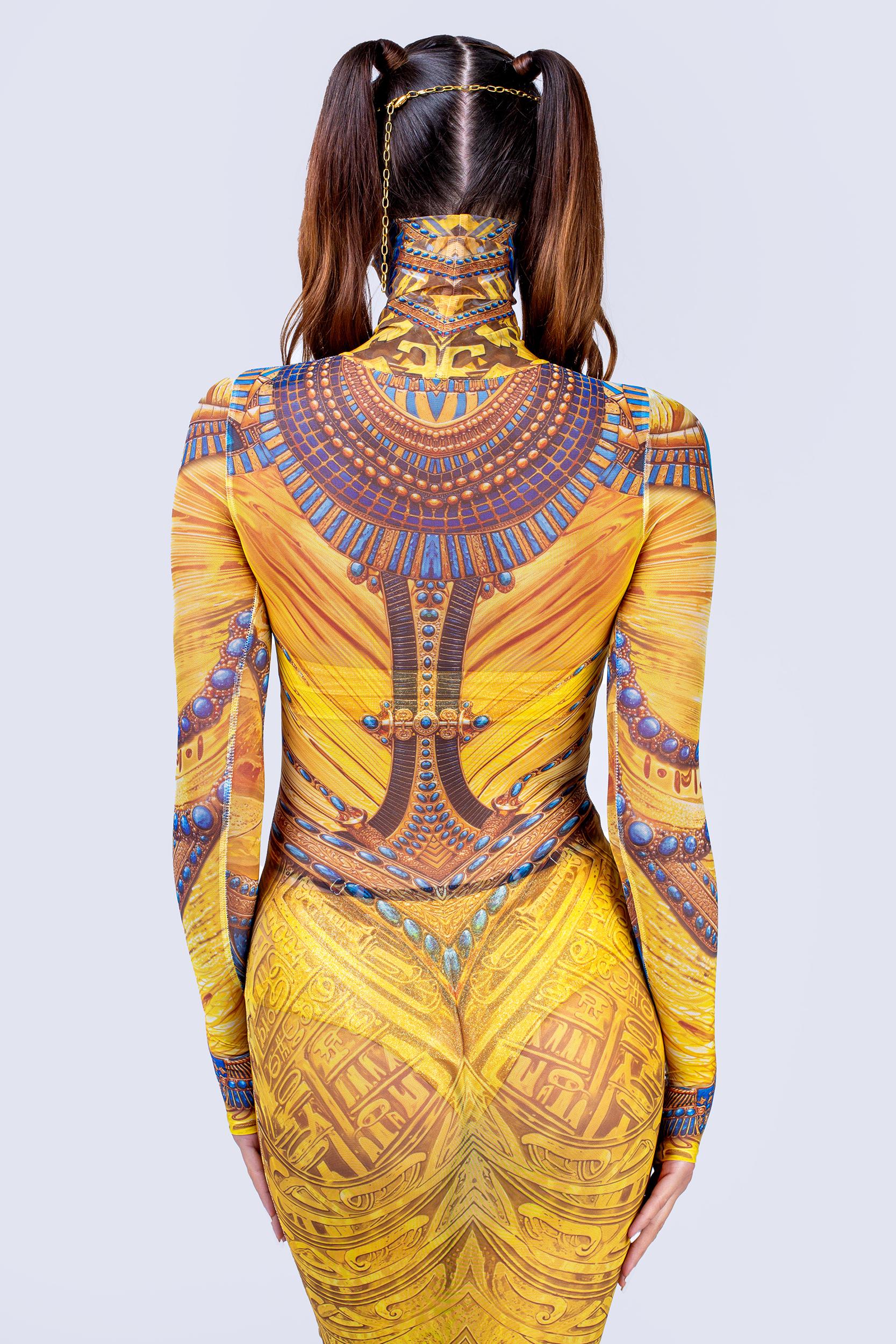 Tomb Tease Mermaid High Neck Dress - Image 2