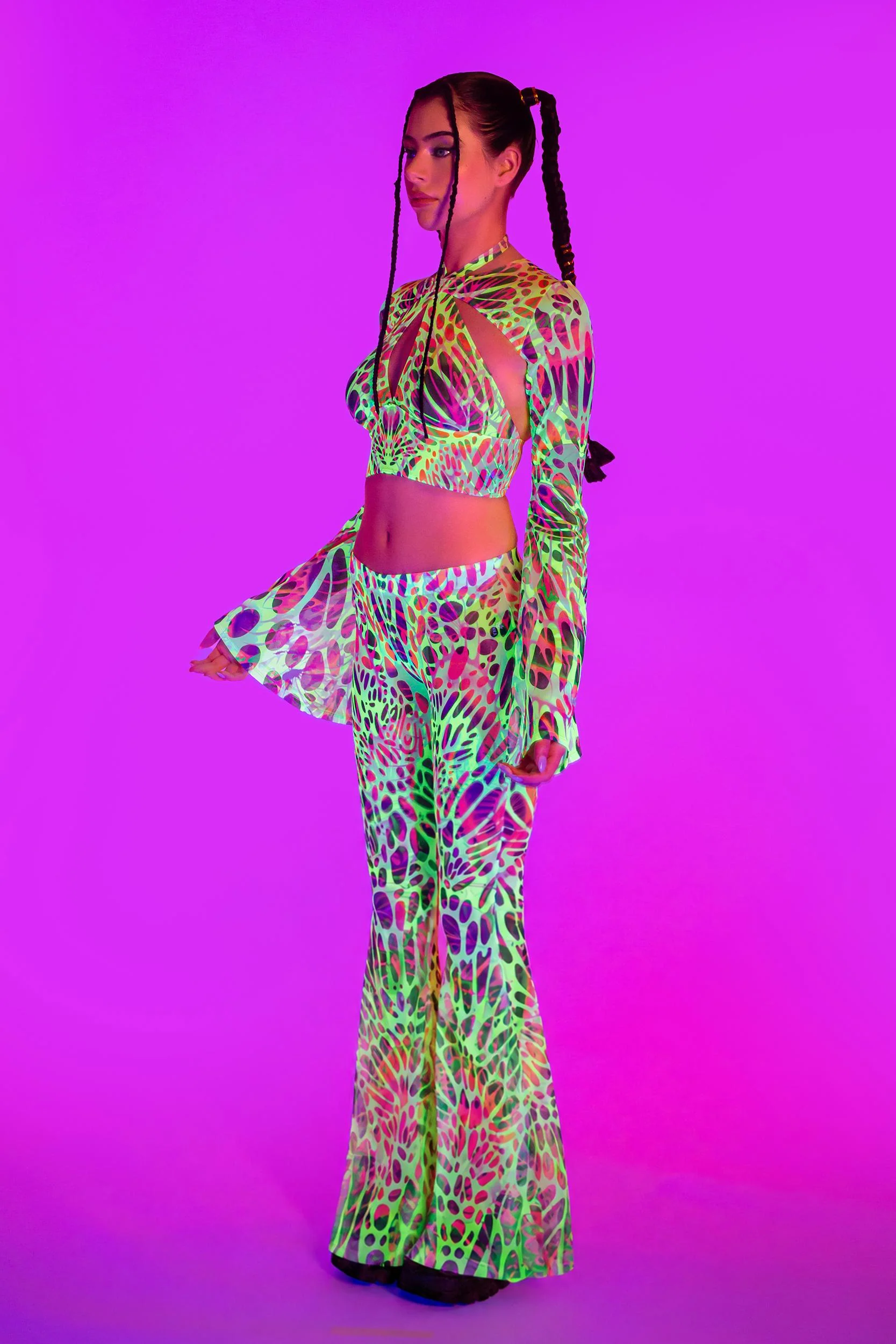 Touch My Nerve Criss Cross Top And Shrug - Image 7