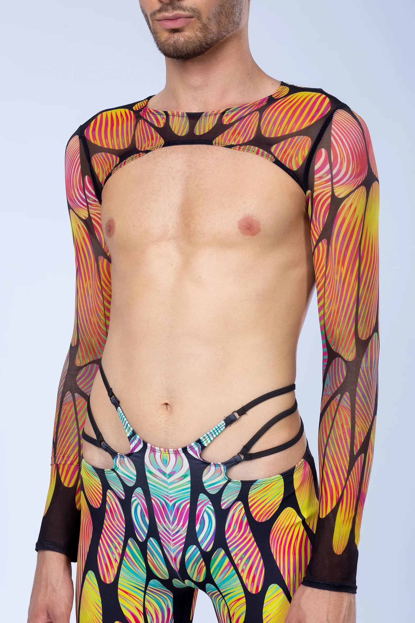 Trypophobia Male Mesh Shrug - Image 3