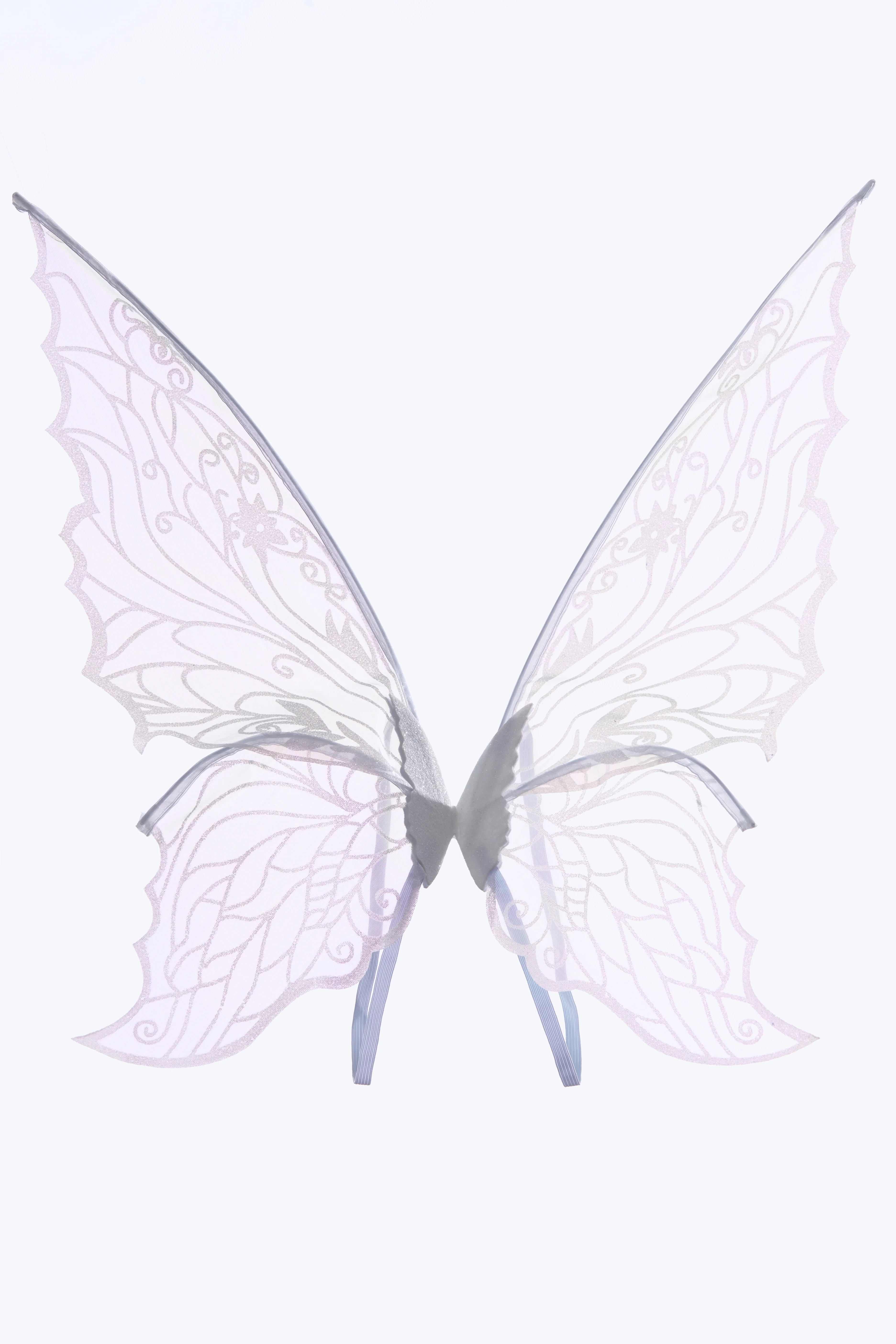 White Glitter Fairy Wings