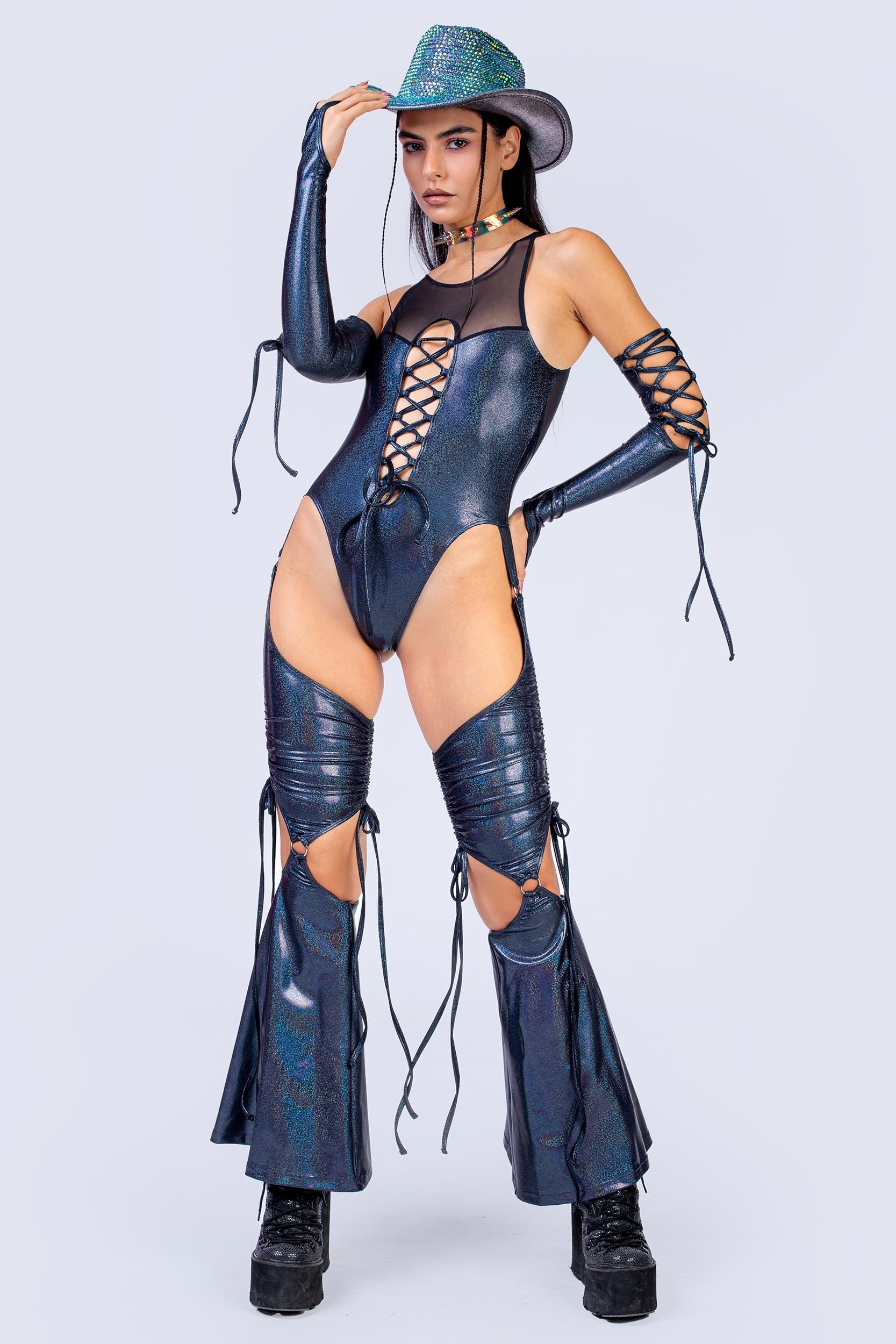 Wild Range Black Bodysuit - Image 3