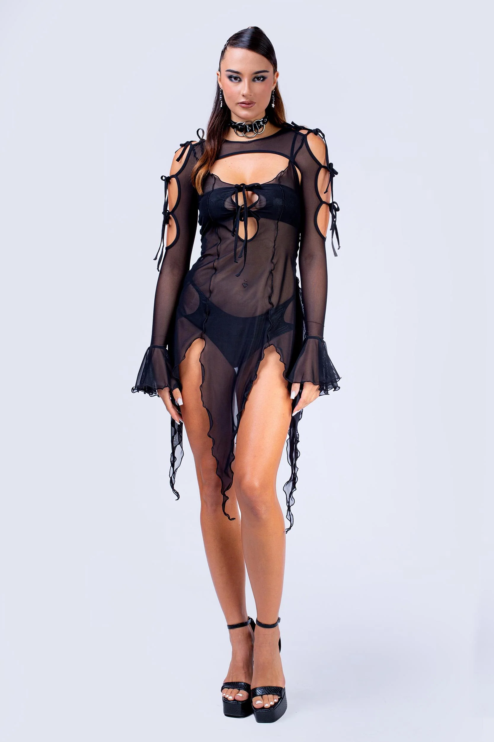 Witch Hunt 2-Piece Ribbon Dress - Image 3
