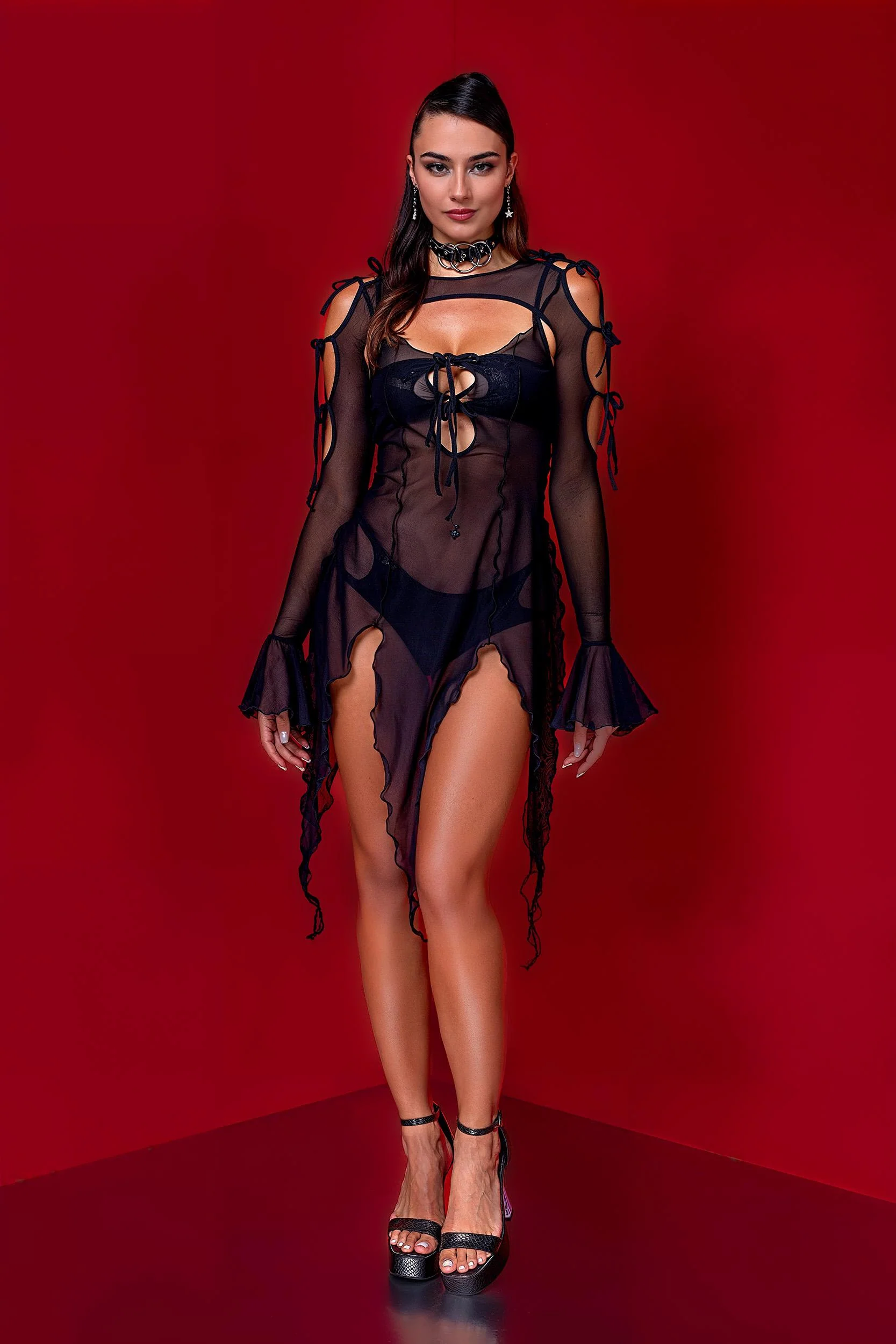 Witch Hunt 2-Piece Ribbon Dress - Image 5