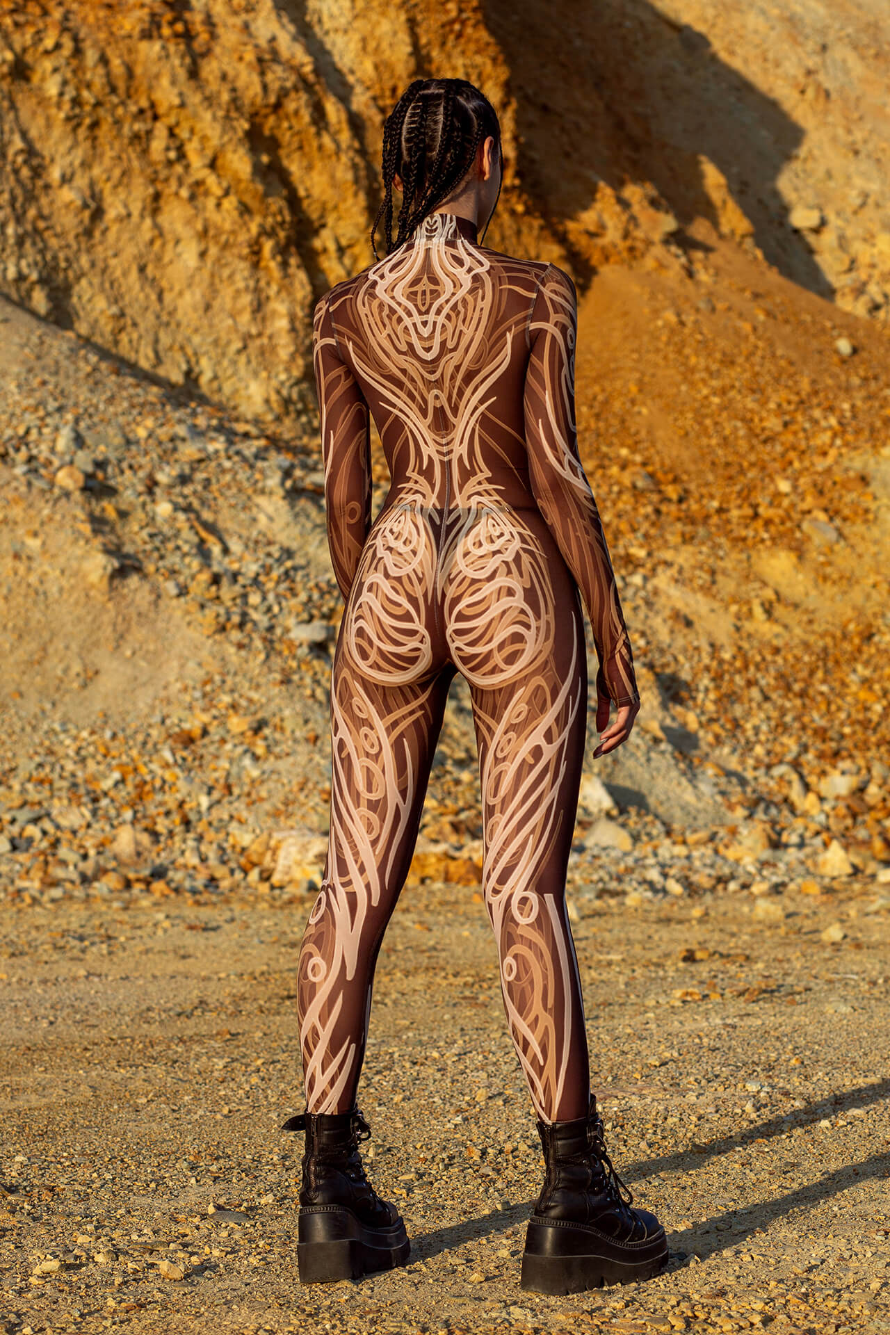 Wood Shell Mesh Costume - Image 4