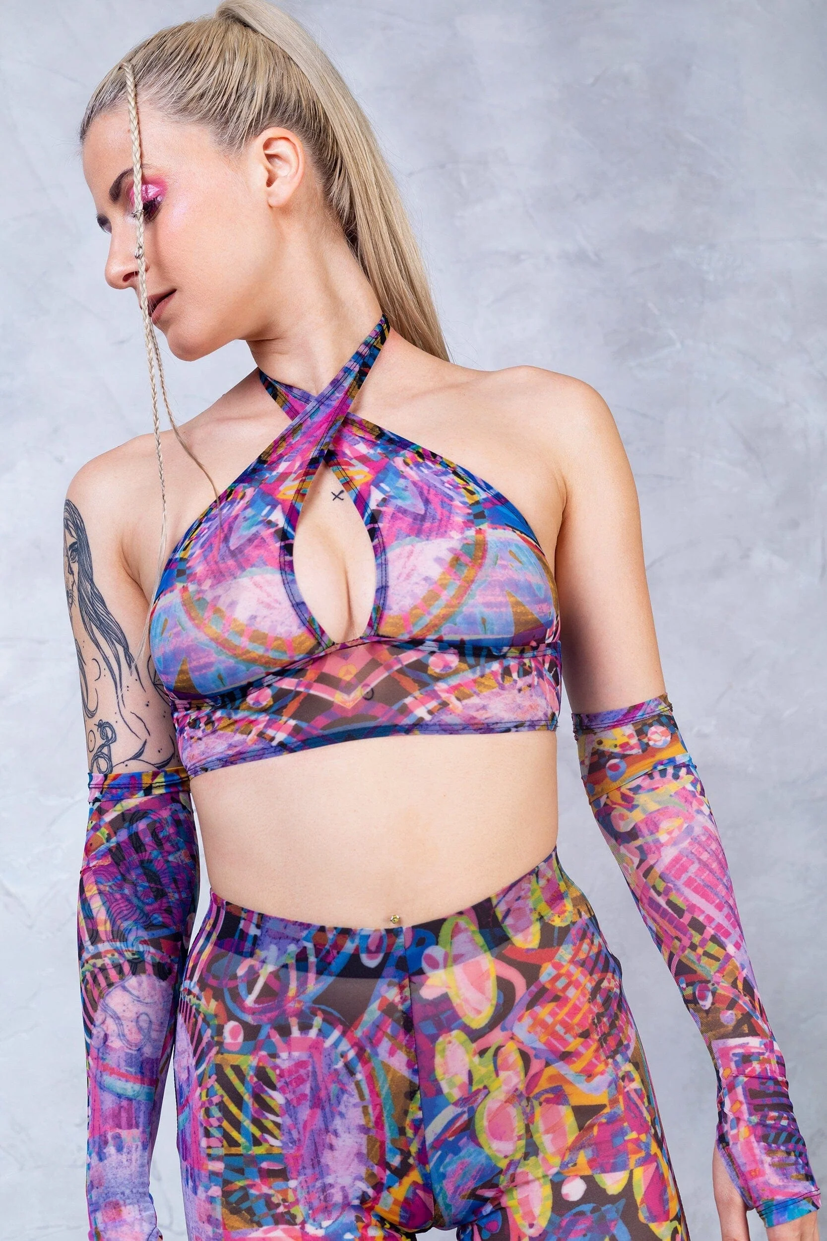 Woodstock Bell Bottom Top and Pants Set - Image 3