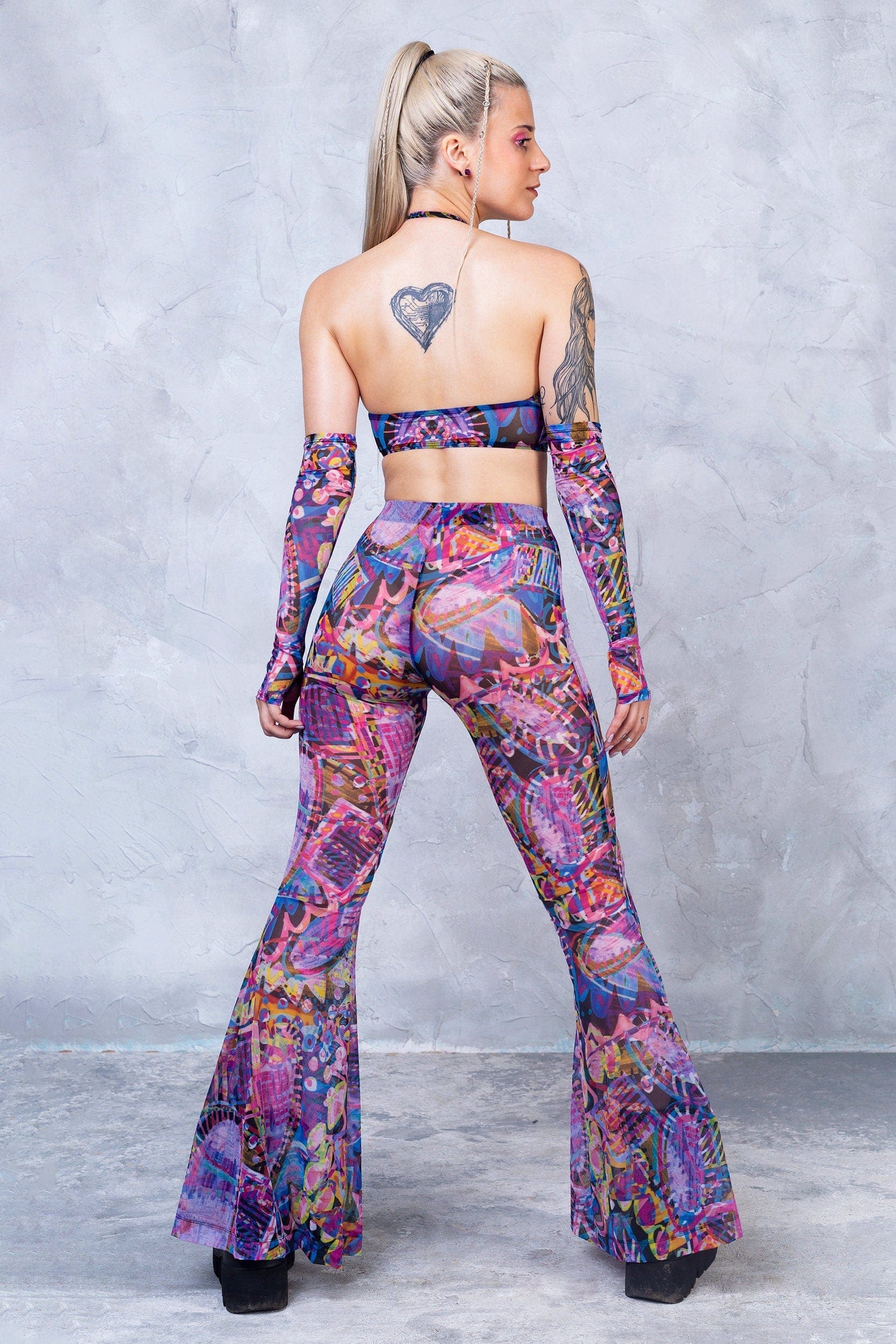 Woodstock Bell Bottom Top and Pants Set - Image 4