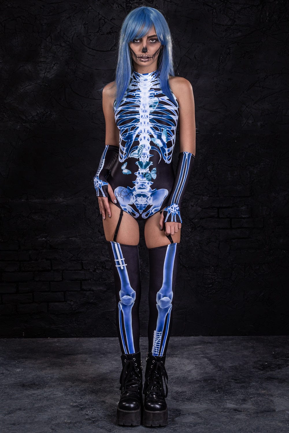 X-Ray Skeleton Garter Catsuit - Image 5